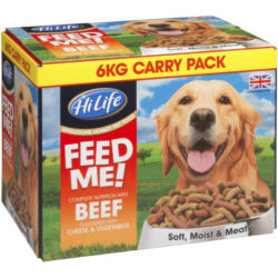 Hilife Feed Me! Complete Moist Mince Beef Adult Dog Food